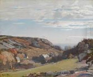 Above Lamorna by Samuel John Lamorna Birch