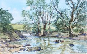 A Stream In Devon by Samuel John Lamorna Birch