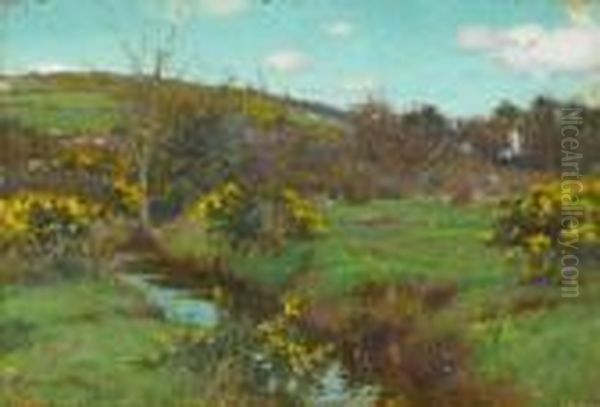 Hillside In The Spring - view 1