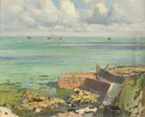 Lamorna Cove At Low Tide by Samuel John Lamorna Birch