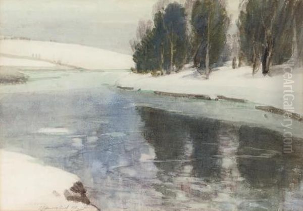 Winter: The Meandering Stream - view 1