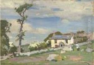 Sunnyside, Lamorna by Samuel John Lamorna Birch