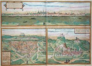 Metz Wurtzburg and Sittensen from Civitates Orbis Terrarum Metz Wurtzburg and Sittensen from Civitates Orbis Terrarum