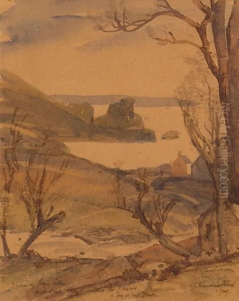 View Through The Trees To The Coast. - view 1