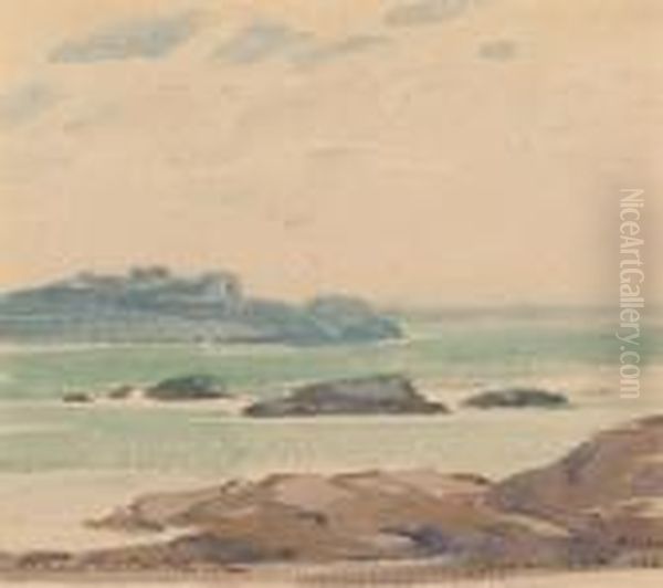 Coastal Scene With Rocks. - view 1
