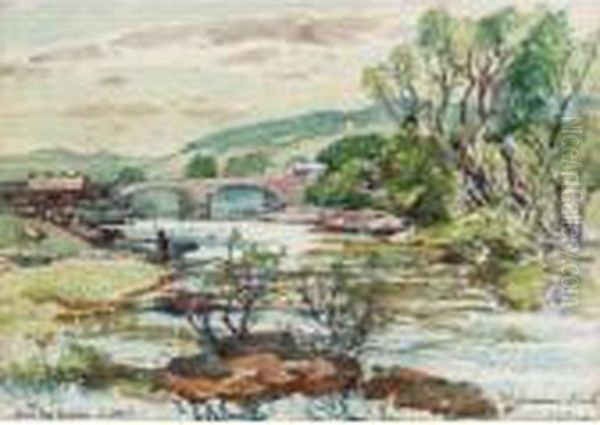 Fishing On The Wye - view 1