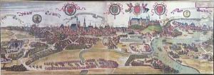 View of Cracow from the North West from Civitates Orbis Terrarum