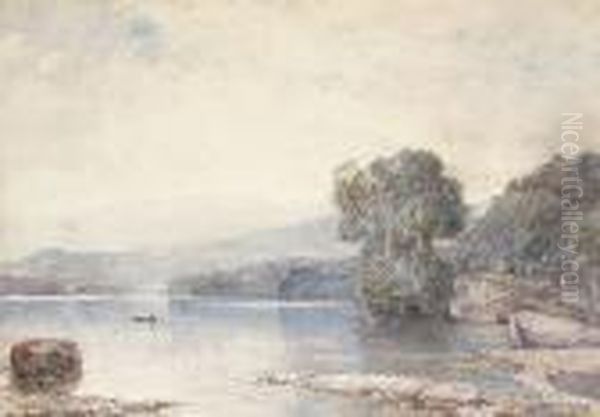 The Lake, An Arrangement Of Rydal Water, Westmoreland - view 1