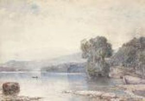 The Lake, An Arrangement Of Rydal Water, Westmoreland by Samuel John Lamorna Birch