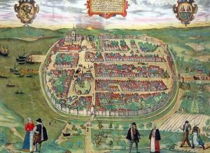 Map of Barth from Civitates Orbis Terrarum Map of Barth from Civitates Orbis Terrarum