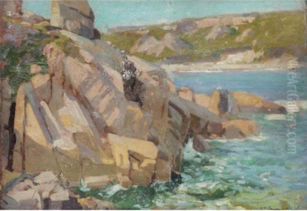 The Cliffs At Lamorna Cove - view 1