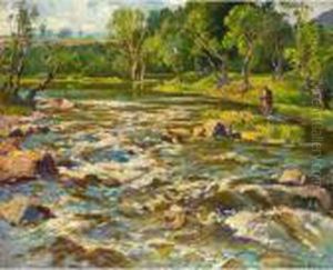 A June Spate, Deveron At Rothiemay, Aberdeenshire