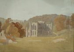 Rievaulx Abbey by Samuel John Lamorna Birch