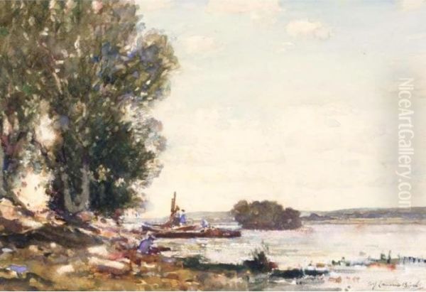 The Bright Morning Sunshine On The Seine - view 1