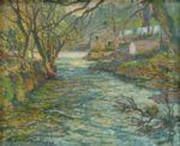 Down-falling Stream, Lamorna - view 1
