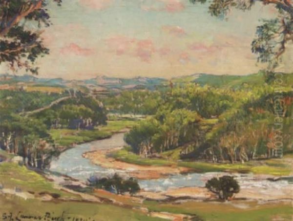 Tweed's Fair River At Peebles - view 1