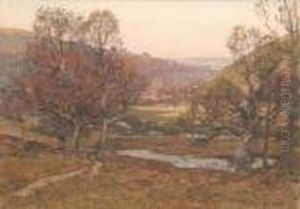 Frosty Morning, Vale Of East Okement, Okehampton by Samuel John Lamorna Birch