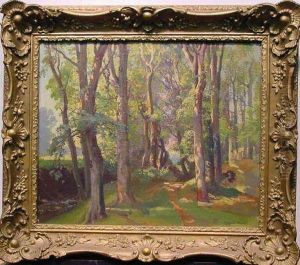 Wooded Landscape by Samuel John Lamorna Birch