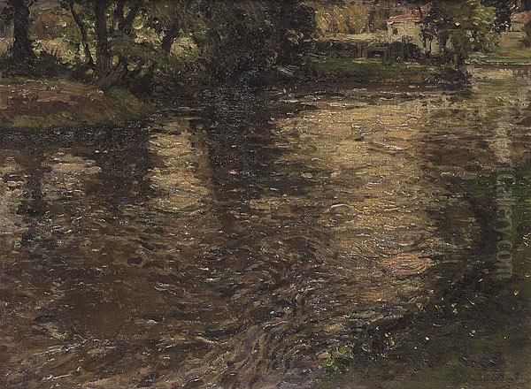 River Landscape With A Sluice - view 1