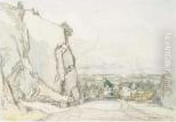 The Road Into The Village - view 1