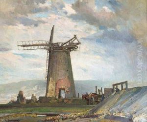 The Windmill by Samuel John Lamorna Birch