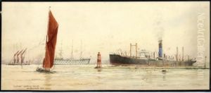 "cyclops" Passing Grays by William Minshall Birchall