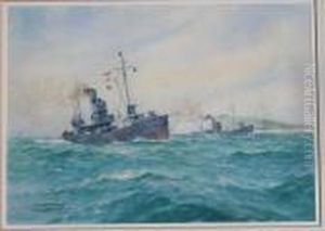 Minesweepers by William Minshall Birchall