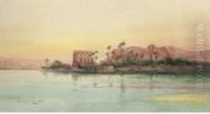 Philae On The Nile by William Minshall Birchall