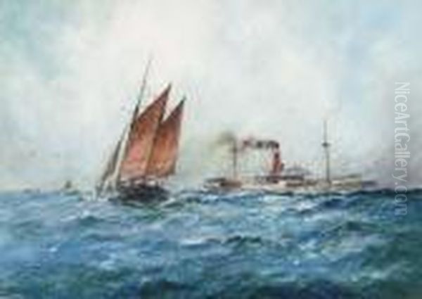 Channel Shipping; And Incoming Voyagers (illustrated) - view 1