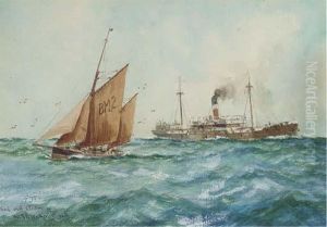 Sail And Steam by William Minshall Birchall