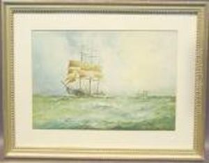 O'er Turbulent Waters by William Minshall Birchall
