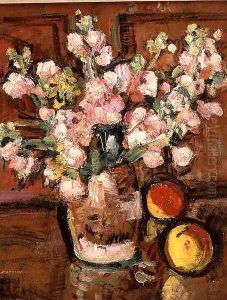 A Still Life of Fruit and Flowers 2 by George Leslie Hunter
