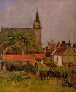 Ceres Fife Fifeshire Village by George Leslie Hunter