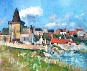 St Monance by George Leslie Hunter
