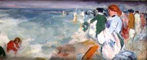 Figures on the Beach by George Leslie Hunter