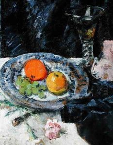 Still life with Fruit by George Leslie Hunter