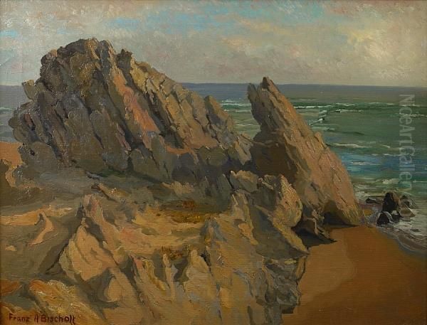 Rocks And Surf, Laguna Beach, California - view 1