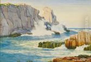 Crashing Waves/a Southern California View