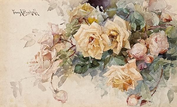 Still Life With Pink And Yellow Roses - view 1
