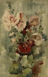 Still Life - Hollyhocks Still Life - Hollyhocks