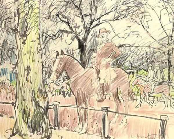 Don Roberto Cunninghame Graham in Rotten Row, Hyde Park - view 1