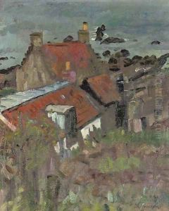 St Monance, Fife by George Leslie Hunter