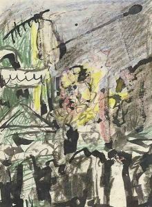 Scene from 'Evergreen' by George Leslie Hunter
