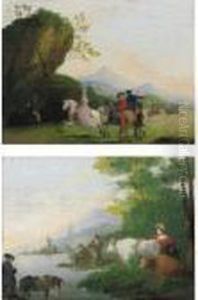 Paesaggio Con Cavalieri
