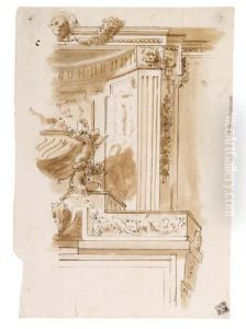 Progetto Per Scenografia by Giuseppe Bernardino Bison
