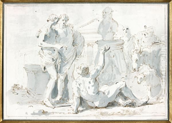 Etude De Sacrifice Antique - view 1
