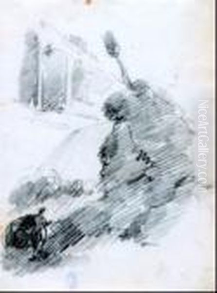 Paesaggio Con Architetture E Figure - view 1