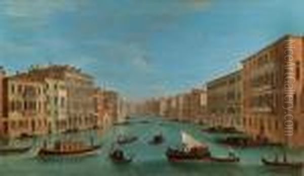 Veduta Del Canal Grande Da Ca"" Foscari Alla Chiesa Di Santa Maria Della Carita - view 1