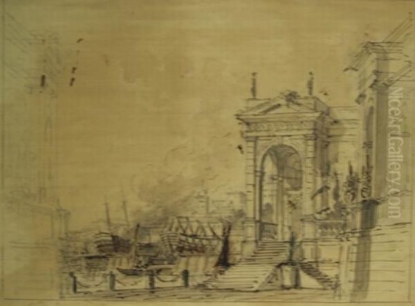 View Of The Ripetta, The River Port Of Rome - view 1