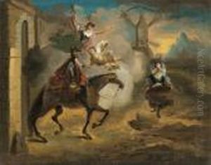 L""""incontro Di Don Chisciotte Con Dulcinea Del Toboso by Giuseppe Bernardino Bison